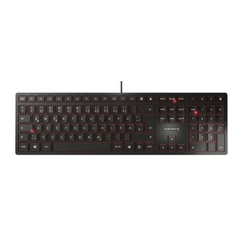 Klawiatura Cherry KC 6000 Slim metal USB QWERTZ