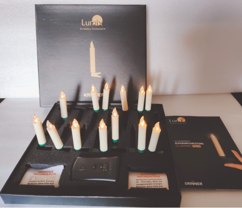 świece led na baterie klamerki bezprzewodowe 13 szt wys. 9 cm LUMIX świece led na baterie klamerki bezprzewodowe 13 szt wys. 9 cm LUMIX