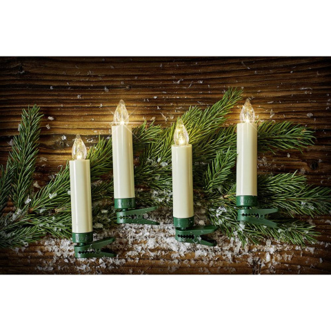 świece led na baterie klamerki bezprzewodowe 13 szt wys. 9 cm LUMIX świece led na baterie klamerki bezprzewodowe 13 szt wys. 9 cm LUMIX
