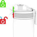 Ion8 Slim szczelna Butelka na wodę Bez BPA Koty 600 ml bidon kotki Ion8 Slim szczelna Butelka na wodę Bez BPA Koty 600 ml bidon kotki