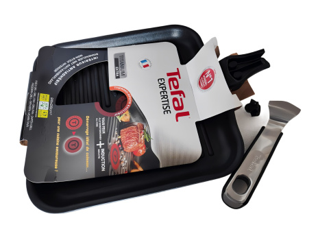 PATELNIA GRILLOWA TEFAL C6200202 Grill 26 x 26 cm Expertise TYTANOWA