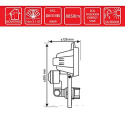 Smartwares ES400 Reflektor Halogen 8850 lm 400 W 10MX110 ST