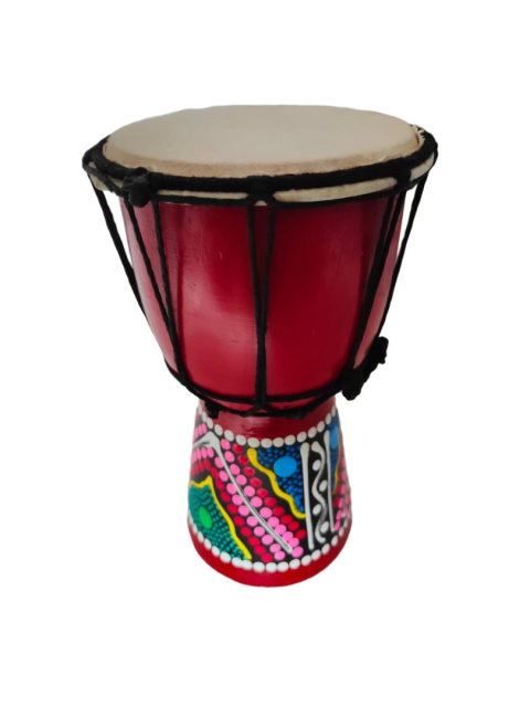 bębenek BĘBEN DJEMBE dla dzieci 20cm Bongo Kolorowo malowany bębenek BĘBEN DJEMBE dla dzieci 20cm Bongo Kolorowo malowany