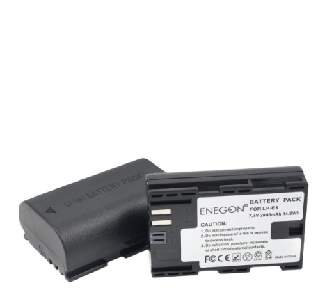 BATERIA ZAMIENNIK LP-E6 do CANON z ładowarką dual BATERIA ZAMIENNIK LP-E6 do CANON z ładowarką dual