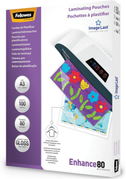 Folia do laminacji laminowania laminacyjna Fellowes A3 80mic 100szt 53062