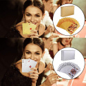 poker karty do gry złote srebrne 110 kart 2 talie gra karciana pvc poker karty do gry złote srebrne 110 kart 2 talie gra karciana pvc