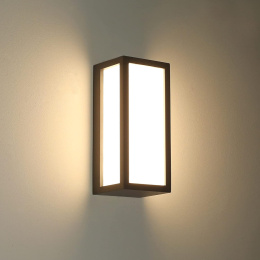 HLFVLITE Lampa Zewnętrzna LED 18W IP54 ANTRACYT SZARY Tarasowa 3000K