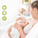 Organiczne wkładki laktacyjne z wiskozy bambusowej pasteklowe mleko laktacja Organiczne wkładki laktacyjne z wiskozy bambusowej pasteklowe mleko laktacja