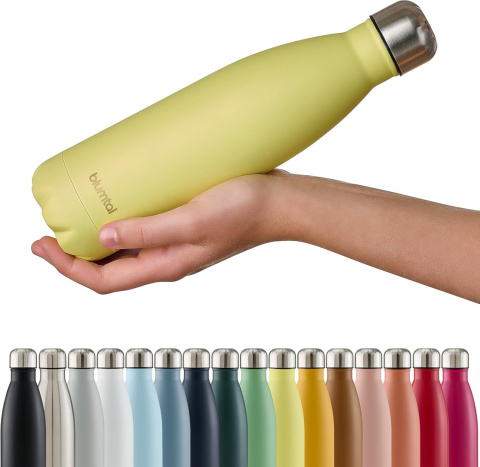 TERMOS butelka termiczna METALOWA ZÓŁTA 1000 ml do picia Blumtal Charles TERMOS butelka termiczna METALOWA ZÓŁTA 1000 ml do picia Blumtal Charles