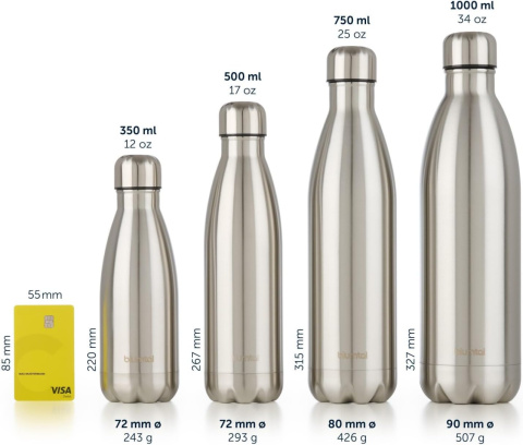 TERMOS butelka termiczna METALOWA ZÓŁTA 1000 ml do picia Blumtal Charles TERMOS butelka termiczna METALOWA ZÓŁTA 1000 ml do picia Blumtal Charles