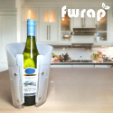Chłodziarka do wina NAPOJÓW Fwrap bez lodu na butelkę schładzacz Wine Cooler rękaw chłodzacy Chłodziarka do wina NAPOJÓW Fwrap bez lodu na butelkę schładzacz Wine Cooler rękaw chłodzacy