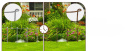 podpora 50 cm obejma metal do roślin hortensji kwiatów obramówka wspornik krawędź ogrodowa podpora 50 cm obejma metal do roślin hortensji kwiatów obramówka wspornik krawędź ogrodowa