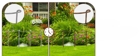 podpora 50 cm obejma metal do roślin hortensji kwiatów obramówka wspornik krawędź ogrodowa podpora 50 cm obejma metal do roślin hortensji kwiatów obramówka wspornik krawędź ogrodowa