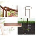 podpora 50 cm obejma metal do roślin hortensji kwiatów obramówka wspornik krawędź ogrodowa podpora 50 cm obejma metal do roślin hortensji kwiatów obramówka wspornik krawędź ogrodowa