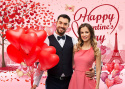 Tło fotograficzne do zdjęć walentynkowe miłość Happy Valentines Day 240 x 180 cm Tło fotograficzne do zdjęć walentynkowe miłość Happy Valentines Day 240 x 180 cm