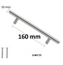 Uchwyt meblowy 20szt Srebrny 250 mm + wkręty rączka mebli szafy szuflady Uchwyt meblowy 20szt Srebrny 250 mm + wkręty rączka mebli szafy szuflady