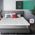 Toper materac nawierzchniowy nakladka na łóżko MightySoft 190x137x10 cm