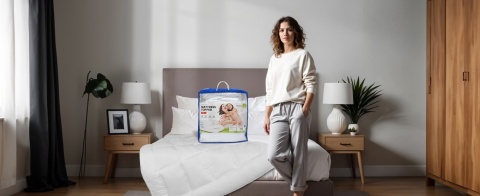 Toper materac nawierzchniowy nakladka na łóżko MightySoft 190x137x10 cm Toper materac nawierzchniowy nakladka na łóżko MightySoft 190x137x10 cm