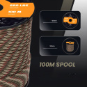 Abma Cord Paracord 550 LBS Nylonowa lina SZNUR 100M 4 mm Abma Cord Paracord 550 LBS Nylonowa lina SZNUR 100M 4 mm