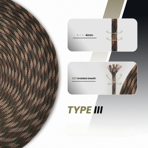 Abma Cord Paracord 550 LBS Nylonowa lina SZNUR 100M 4 mm Abma Cord Paracord 550 LBS Nylonowa lina SZNUR 100M 4 mm