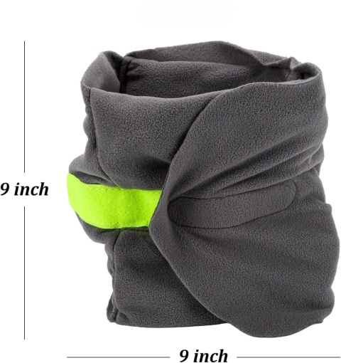 Poduszka Podróżna Szara Ergonomiczna Do Samolotu I Samochodu Poduszka Podróżna Szara Ergonomiczna Do Samolotu I Samochodu