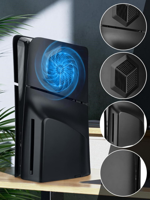 PANEL OBUDOWA WYMIENNA DO KONSOLA PlayStation 5 SLIM BLACK PS5 PANEL OBUDOWA WYMIENNA DO KONSOLA PlayStation 5 SLIM BLACK PS5