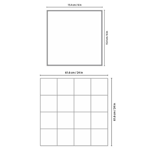 PŁYTKI 15,4X15,4 CM GLOSSY 3D naklejki Panele ścienne winylowe Walplus PŁYTKI 15,4X15,4 CM GLOSSY 3D naklejki Panele ścienne winylowe Walplus