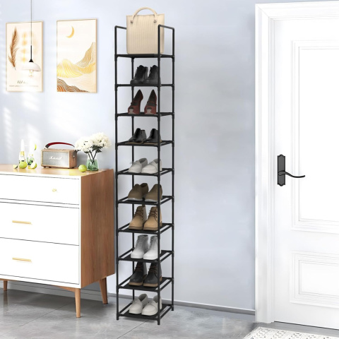 Esonstyle półka na buty 10 pięter stojak organizer obuwie 10 poziomów Esonstyle półka na buty 10 pięter stojak organizer obuwie 10 poziomów