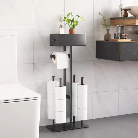 UCHWYT NA PAPIER TOALETOWY STOJAK ORGANIZER SZUFLADA UCHWYT NA PAPIER TOALETOWY STOJAK ORGANIZER SZUFLADA