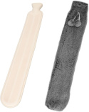 Termofor gumowy podłużny 57 x10cm pluszowy ogrzewacz na wodę Termofor gumowy podłużny 57 x10cm pluszowy ogrzewacz na wodę