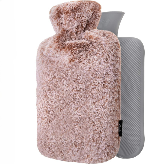 Termofor ogrzewacz pokrowiec misiu futerko 1,8 L Qomfor miękki przytulny butla grzewcza Termofor ogrzewacz pokrowiec misiu futerko 1,8 L Qomfor miękki przytulny butla grzewcza