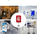 Dwustronny stojak na plakaty ekspozytor podstawa reklamowy informacyjny Dwustronny stojak na plakaty ekspozytor podstawa reklamowy informacyjny