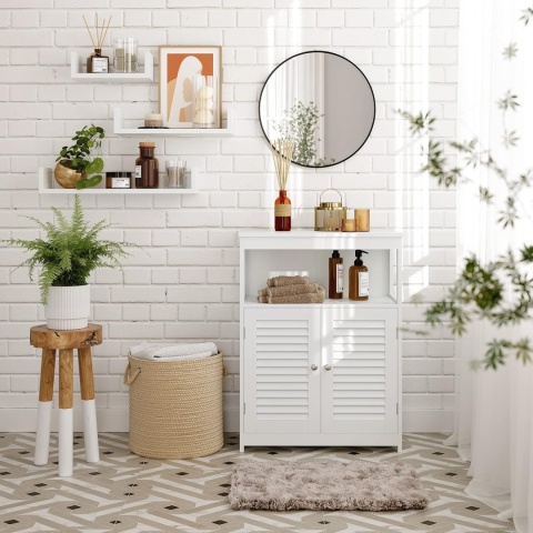 Półki wiszące ścienne 3 szt 30 45 60 cm Songmics Lws66W Drewno Biały Półki wiszące ścienne 3 szt 30 45 60 cm Songmics Lws66W Drewno Biały