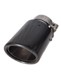 Końcówka wydechowa tłumika carbon wydechu nierdzewka rury wydechowej74-79 mm Końcówka wydechowa tłumika carbon wydechu nierdzewka rury wydechowej74-79 mm