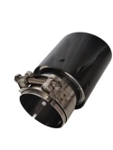 Końcówka wydechowa tłumika carbon wydechu nierdzewka rury wydechowej74-79 mm Końcówka wydechowa tłumika carbon wydechu nierdzewka rury wydechowej74-79 mm