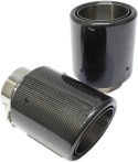 Końcówka wydechowa tłumika carbon wydechu nierdzewka rury wydechowej74-79 mm Końcówka wydechowa tłumika carbon wydechu nierdzewka rury wydechowej74-79 mm