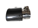 Końcówka wydechowa tłumika carbon wydechu nierdzewka rury wydechowej74-79 mm Końcówka wydechowa tłumika carbon wydechu nierdzewka rury wydechowej74-79 mm