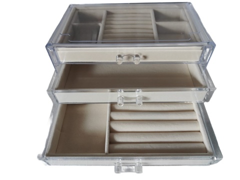 Szkatułka na biżuterię organizer eleganckie pudełko szuflady Szkatułka na biżuterię organizer eleganckie pudełko szuflady