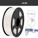 Filament TPU 1,75 mm elastyczny do drukarek 3D 0,5 KG BIAŁY Filament TPU 1,75 mm elastyczny do drukarek 3D 0,5 KG BIAŁY