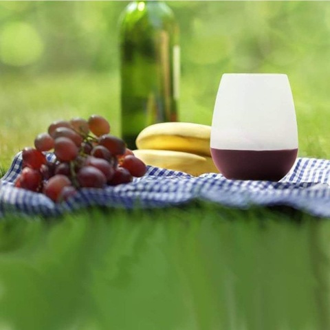 ŚWIECĄCE SZKALNKI KIELISZKI WINA SILIKONOWE KUBKI na piknik kemping grill napoje ŚWIECĄCE SZKALNKI KIELISZKI WINA SILIKONOWE KUBKI na piknik kemping grill napoje