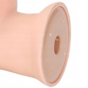 Główka fryzjerska głowa treningowa 60 cm włos naturalny uchwyt do czesania ćwiczeń Główka fryzjerska głowa treningowa 60 cm włos naturalny uchwyt do czesania ćwiczeń