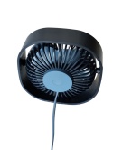 Termowentylator wiatrak biurkowy USB 360° 3 BIEGI WENTYLATOR PRZENOŚNY STOŁOWY
