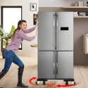 STOJAK POD PRALKĘ WÓZEK POD MEBLE 300 KG REGULOWANY Z KÓŁKAMI HAMULEC