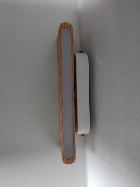 Drewniany kinkiet lampa nad obraz lustro schody ścienna ciepły biały LED Drewniany kinkiet lampa nad obraz lustro schody ścienna ciepły biały LED