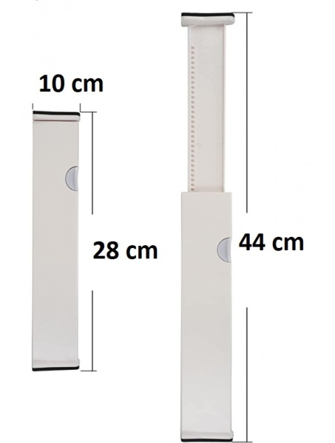 przegroda szuflad 3 sztuki organizer regulowana 28-44 cm wysoka 10 cm przegroda szuflad 3 sztuki organizer regulowana 28-44 cm wysoka 10 cm