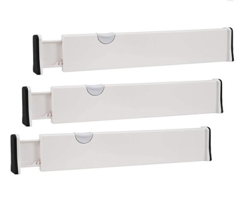 przegroda szuflad 3 sztuki organizer regulowana 28-44 cm wysoka 10 cm przegroda szuflad 3 sztuki organizer regulowana 28-44 cm wysoka 10 cm