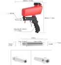 Pistolet do piaskowania Piaskarka pneumatyczna maszyna do piaskowania przemysłowa regulowana przenośna ręczna
