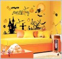 Naklejki ścienne meble 90x60 cm Halloween 36 szt czarownica dynia Naklejki ścienne meble 90x60 cm Halloween 36 szt czarownica dynia