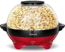 Maszyna URZĄDZENIE do popcornu Yabano 800W 5L CZERWONE