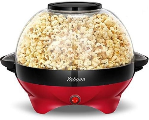 Maszyna URZĄDZENIE do popcornu Yabano 800W 5L CZERWONE Maszyna URZĄDZENIE do popcornu Yabano 800W 5L CZERWONE